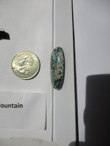 30.5 ct. (31x18x6.5 mm) Natural Turquoise Mountain Turquoise Cabochon, Gemstone AN 049