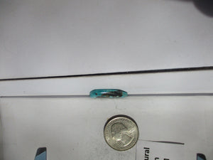 9.5 ct. (25x11x4 mm) 100% Natural Blue Moon Turquoise Cabochon Gemstone, # FR 028