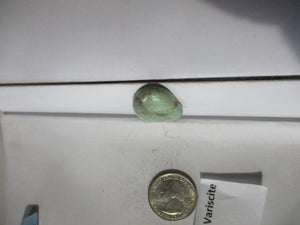 24.6 ct. (27x19.5x6 mm) 100% Natural Damele Variscite Cabochon Gemstone, # 2AG 012 S