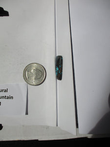 11.6 ct. (25x12x4 mm) 100% Natural  Cloud Mountain Turquoise Cabochon, Gemstone, # FB 026