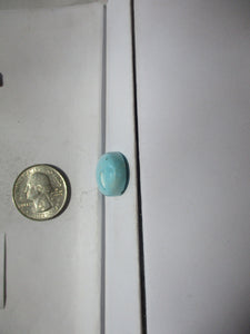 22.5 ct. (24x17x7 mm) 100% Natural Blue Moon Turquoise Cabochon Gemstone, # FP 014