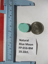 Load image into Gallery viewer, 19.1 ct. (20x17x6.5 mm) 100% Natural Blue Moon Turquoise Cabochon Gemstone, # FP 016