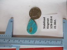 Load image into Gallery viewer, 22.3 ct. (29.5x20x5 mm) Stabilized Kingman Turquoise, Cabochon Gemstone, 1CN 018