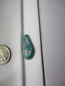 17.4 ct. (28x20x4.5 mm) Stabilized Kingman Turquoise, Cabochon Gemstone, 1CN 025