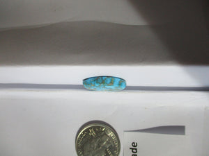 10.8 ct. (20x13x4.5 mm) 100% Natural High Grade Kingman Red Web Turquoise Cabochon Gemstone, GR 025