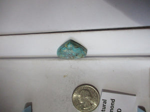 14.4 ct. (22x24x5 mm) Natural Blue Diamond Turquoise, Cabochon Gemstone, # FQ 048
