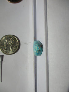 14.4 ct (18x14x5.5 mm) Enhanced Nevada Blue Gem Turquoise, Cabochon Gemstone, # 1CM 054 s