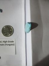 Load image into Gallery viewer, 29.9 ct. (32x19.5x5 mm) 100% Natural High Grade Web Cloud Mountain (Yungaishi) Turquoise Cabochon Gemstone, GO 113