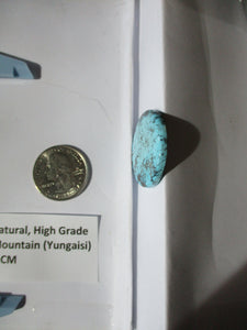 36.0 ct. (30 round x 4.5 mm) 100% Natural High Grade Web Cloud Mountain (Yungaishi) Turquoise Cabochon Gemstone, GU 043