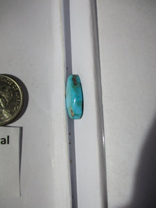 10.1 ct. (18x15x4 mm) 100% Natural Bisbee Turquoise, Cabochon Gemstones, # FZ 062