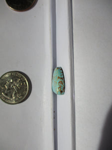 11.9 ct. (19x17x4 mm) 100% Natural Bisbee Turquoise, Cabochon Gemstones, # FZ 074