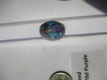 Load image into Gallery viewer, 38.3 ct. (34x21x8 mm) Pressed/Dyed/Stabilized Kingman Wild Purple Mohave Turquoise Gemstone # 1CS 055