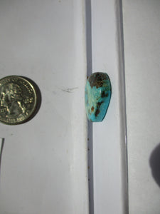 17.0 ct (20x18x5 mm) Enhanced Nevada Blue Gem Turquoise, Cabochon Gemstone, # 1CM 049 s