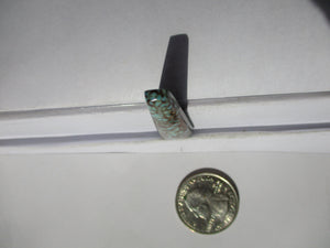 18.9 ct (45x12x5 mm) Stabilized #8 Web Turquoise Cabochon Gemstone, # GI 045