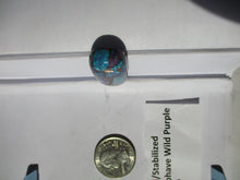 Load image into Gallery viewer, 49.5 ct. (34x16x8.5 mm) Pressed/Dyed/Stabilized Kingman Wild Purple Mohave Turquoise Gemstone # 1CS 052