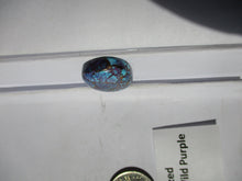 Load image into Gallery viewer, 32.6 ct. (24X20X7 mm) Pressed/Dyed/Stabilized Kingman Wild Purple Mohave Turquoise Gemstone # 1CS 064