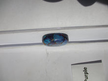 Load image into Gallery viewer, 32.6 ct. (24X20X7 mm) Pressed/Dyed/Stabilized Kingman Wild Purple Mohave Turquoise Gemstone # 1CS 064