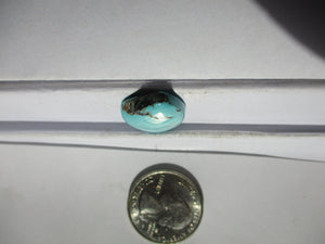 17.7 ct. (28x16.5x5 mm) 100% Natural Nacozari (Naco) Turquoise Cabochon Gemstone, # 2AH 093 s