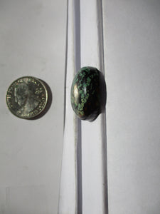 39.7 ct. (26x24x9 mm) Stabilized Qingu Mine (Hubei) Turquoise Cabochon Gemstone, # 1CW 043