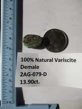 Load image into Gallery viewer, 13.9 ct. (18x13x8 mm) 100% Natural Damele Variscite Cabochon Gemstone, # 2AG 079 s