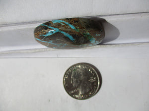 63.5 ct. (36x30x6.5 mm) 100% Natural Sierra Nevada Turquoise Cabochon Gemstone, # HG 12