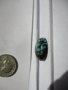 23.4 ct. (22x21x7 mm) Stabilized Qingu Mine (Hubei) Turquoise Cabochon Gemstone, 1CV 036