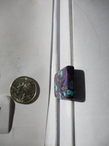 53.9 ct. (31x21x6 mm) Pressed/Dyed/Stabilized Kingman Purple Mohave Turquoise Gemstone # 1BS 003