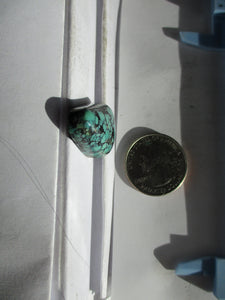 33.6 ct. (27x19x9 mm) Stabilized Qingu Mine (Hubei) Turquoise Cabochon, Gemstone, 1CY 012