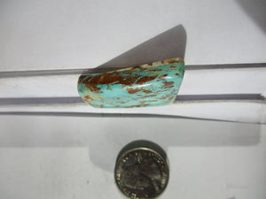 74.5 ct. (36x34x7 mm) 100% Natural Royston Turquoise Cabochon Gemstone, GM 017