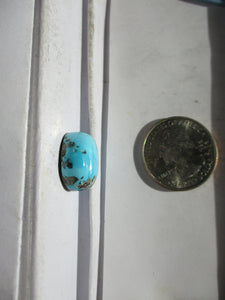 16.6 ct. (17x14x8 mm) Natural Bisbee Turquoise Cabochon Gemstone, 1DD 042