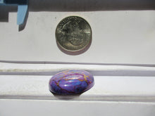Load image into Gallery viewer, 30.5 ct. (26x23x6 mm) Pressed/Dyed/Stabilized Kingman Purple Mohave Turquoise Gemstone 1DD 073