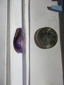 23.7 ct. (24.5x20x6 mm) Pressed/Dyed/Stabilized Kingman Purple Mohave Turquoise Gemstone 1DD 071