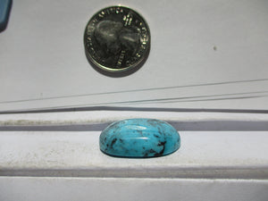 25.0ct. (24.5x20x7mm) Stabilized Kingman Turquoise Cabochon Gemstone, 1DF 044