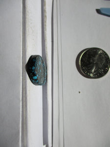 20.8 ct (25x19.5x5 mm) 100% Natural High Grade Yungaisi (Hubei) Turquoise Cabochon, Gemstone GV 051