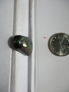 22.4 ct. (27x17x6mm) Stabilized Qingu Mine (Hubei) Turquoise Cabochon Gemstone, 1DF 064