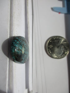 36.2 ct. (31x23x7 mm) Stabilized Qingu Mine (Hubei) Turquoise Cabochon Gemstone, 1DG 006