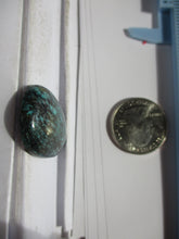 Load image into Gallery viewer, 36.2 ct. (31x23x7 mm) Stabilized Qingu Mine (Hubei) Turquoise Cabochon Gemstone, 1DG 006