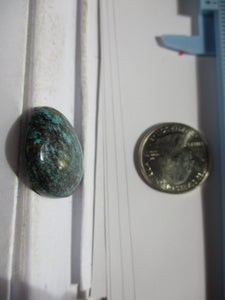 36.2 ct. (31x23x7 mm) Stabilized Qingu Mine (Hubei) Turquoise Cabochon Gemstone, 1DG 006