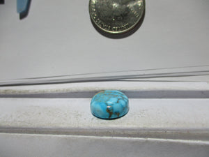 13.9 ct. (20x14x5 mm) 100% Natural High Grade Kingman Red Web Turquoise Cabochon Gemstone, HA 19