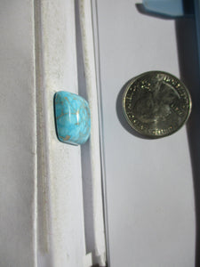 17.6 ct. (20.5x16.5x6mm) 100% Natural Kingman Birdseye Turquoise Cabochon Gemstone, 1DJ 81