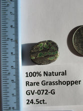 Load image into Gallery viewer, 24.5 ct. (22x17x8 mm) 100% Natural Rare Grasshopper Turquoise Cabochon Gemstone, GV 072 s
