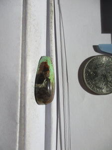 25.3 ct. (27x15.5x8 mm) 100% Natural Rare Grasshopper Ribbon Turquoise Cabochon Gemstone, GV 082 s