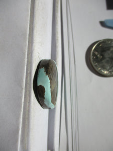 32.8 ct. (27x22x7 mm) 100% Natural Rare Grasshopper Ribbon Turquoise Cabochon Gemstone, GV 086 s