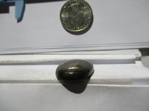 35.6 ct. (28x5x23x6.5 mm) Stabilized Qingu Mine (Hubei) Turquoise Cabochon Gemstone, 1DJ 54