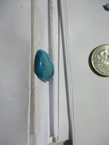 14.8 ct. (23x18x4 mm) Stabilized Kingman Turquoise Cabochon Gemstone, 1DL 80