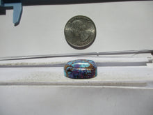 Load image into Gallery viewer, 37.6 ct. (22x20x8 mm) Pressed/Dyed/Stabilized Kingman Wild Purple Mohave Turquoise Gemstones, Cabochons 1DL 09