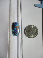 Load image into Gallery viewer, 37.6 ct. (22x20x8 mm) Pressed/Dyed/Stabilized Kingman Wild Purple Mohave Turquoise Gemstones, Cabochons 1DL 09