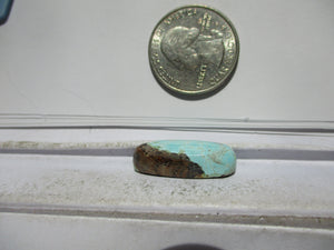 18.1 ct. (25x11.5x7 mm) 100% Natural Thunderbird Turquoise Cabochon Gemstone, HB 66