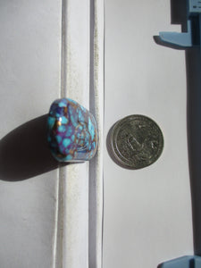 54.8ct. (43x20x6 mm) Pressed/Dyed/Stabilized Kingman Wild Purple Mohave Turquoise Gemstones, Cabochons 1DL 18