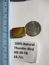 Load image into Gallery viewer, 18.7 ct. (21x15x5.5 mm) 100% Natural Thunderbird Turquoise Cabochon Gemstone, HB 39